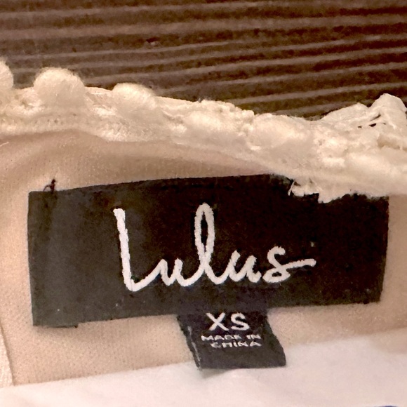 Lulus Cream Lust or Love Long Sleeve Mini Dress, XS 🤍🍦 - Picture 5 of 9